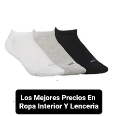 Medias Pack x 3 Pares Soquetes Cortas Hombre Super Oferta