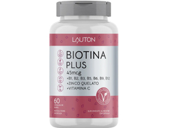 BIOTINA PLUS 45MCG 60 CAPS - LAUTON