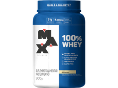 WHEY 100% 900G POTE - MAX TITANIUM