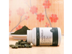 CHLORELLA PREMIUM 750MG 60CAPS - LAUTON - Natu Maria Store