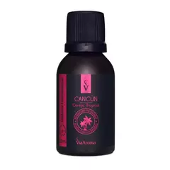 Essência Hidrossolúvel Cancun, Cereja Tropical Linha Mundo Via Aroma - 30ml