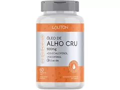 OLEO DE ALHO CRU 60CAPS 500MG - LAUTON