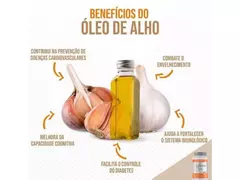 OLEO DE ALHO CRU 60CAPS 500MG - LAUTON na internet