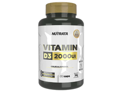 VITAMINA D3 60CAPS 2000UI - NUTRATA