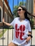 Remera Love Foil Red