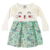 VESTIDO INFANTIL MANGA LONGA GATINHA OFF WHITE ELIAN - comprar online