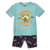 CONJ. INFANTIL MENINO CAMISETA URSO CALIFORNIA E BERMUDA - PIPA - TAM. 4 E 6