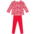 CONJ. KYLY MENINA INFANTIL MANGA LONGA E LEGGING FLORES - TAM. 4