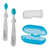 KIT DE HIGIENE ORAL AZUL 3 ESTÁGIOS DE LIMPEZA - MULTIKIDS BABY