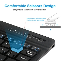 Mouse teclado sem fio Bluetooth para Tablet Samsung Galaxy Tab S7 Plus FE 11 S6 Lite 10.1 S5E S3 S8 10.5 A A8 A5 A6 A7 10.4 8.0 - NORMAST