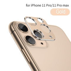 Anel de proteção metal para câmera de iPhone para câmera traseira compatível com iPhone 11 pro max - tienda online