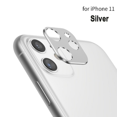 Anel de proteção metal para câmera de iPhone para câmera traseira compatível com iPhone 11 pro max