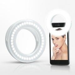 Selfie Ring Light Flash Recarregável Clip-on LED'S Para Smartphone - buy online