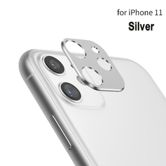 Image of Anel de proteção metal para câmera de iPhone para câmera traseira compatível com iPhone 11 pro max