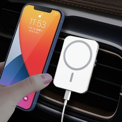 Compre Agora Carregadores magnéticos sem fio para carro Qi Carregador de telefone sem fio Air Vent para iPhone 14, 13 Mini Pro Max Magnet Adsorb Fast Wireless 15W - comprar online