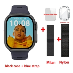 Smartwatch Ultra IWO Series 8 49mm 420*485 NFC relógio inteligente PK MT8 H11 ZD8 Ultra Max+ Pulseira+case+pelicula - comprar online