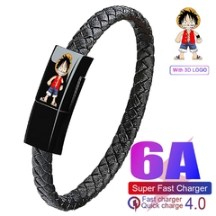 Image of Pulseira USB Cabo de Carregamento Super Rápido EONLINE 3D Cartoon 6ACabo de Carregamento de Dados para iPhone 14 13 Cabo USB C para Samsung HUAWE