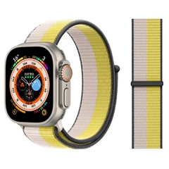 Pulseira coloridas de Nylon para Smart Watch Bands 44mm 40mm 49mm 41mm 42mm Sport Loop pulseira iWatch Serie ultra 49mm 5 6 SE 7 8 banda 45 mm