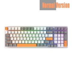 Imagen de Teclado Gamer mecânico K3 - Vermelho Azul Interruptor 100 Teclas - Teclado USB Com Fio Computador PC Gamer ou Notebook