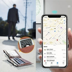 Para airtag card clipe estojo protetor carteira tamanho cartão de crédito portátil rastreador titular localizador anti-perda gps on internet