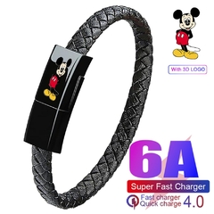 Pulseira USB Cabo de Carregamento Super Rápido EONLINE 3D Cartoon 6ACabo de Carregamento de Dados para iPhone 14 13 Cabo USB C para Samsung HUAWE - comprar online