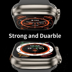 Ultra Smart Watch NFC Series 8 Bluetooth Call 2,02" Wireless Fitness Watch caixa de titânio resistente Relogio inteligente