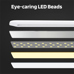 Image of Lâmpada brilhante LED AXXde mesa para leitura Candeeiros de mesa reguláveis ​​Bateria recarregável cuidados com os olhos flexível cabeceira crianças luz noturna