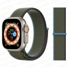 Pulseira coloridas de Nylon para Smart Watch Bands 44mm 40mm 49mm 41mm 42mm Sport Loop pulseira iWatch Serie ultra 49mm 5 6 SE 7 8 banda 45 mm na internet