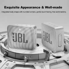 Original JBL GO 2 alto-falante sem fio Bluetooth mini IPX7 à prova d'água som ao ar livre bateria recarregável com microfone on internet