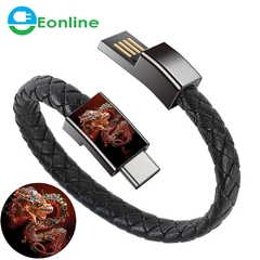 Pulseira USB Cabo de Carregamento Super Rápido EONLINE 3D Cartoon 6ACabo de Carregamento de Dados para iPhone 14 13 Cabo USB C para Samsung HUAWE