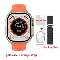 Smartwatch Ultra IWO Series 8 49mm 420*485 NFC relógio inteligente PK MT8 H11 ZD8 Ultra Max+ Pulseira+case+pelicula - loja online