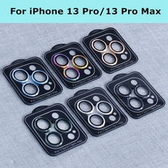 Image of Capa completa de vidro para iphone 14 pro max metal câmera protetor capa para iphone 13 pro max 13 mini 14 plus 14pro max vidro