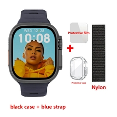 Smartwatch Ultra IWO Series 8 49mm 420*485 NFC relógio inteligente PK MT8 H11 ZD8 Ultra Max+ Pulseira+case+pelicula