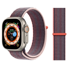 Nylon Strap For Apple Watch Bands 44mm 40mm 49mm 41mm 42mm Sport Loop bracelet iWatch Serie ultra 49mm 5 6 SE 7 8 band 45 mm - NORMAST