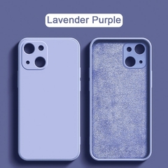 Imagem do Case de silicone líquido para iPhone 14 13 11 12 Pro Max