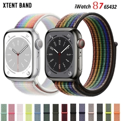 Nylon Strap For Apple Watch Bands 44mm 40mm 49mm 41mm 42mm Sport Loop bracelet iWatch Serie ultra 49mm 5 6 SE 7 8 band 45 mm - online store