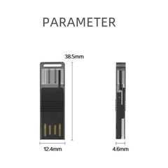 2 em 1 leitor de cartão usb 3.0 e usb tipo c para sd micro sd tf leitor de cartão otg adaptador de memória inteligente leitor de cartão micro sd para ipad - NORMAST