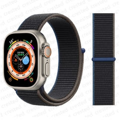 Pulseira coloridas de Nylon para Smart Watch Bands 44mm 40mm 49mm 41mm 42mm Sport Loop pulseira iWatch Serie ultra 49mm 5 6 SE 7 8 banda 45 mm - comprar online