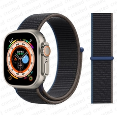 Pulseira coloridas de Nylon para Smart Watch Bands 44mm 40mm 49mm 41mm 42mm Sport Loop pulseira iWatch Serie ultra 49mm 5 6 SE 7 8 banda 45 mm - NORMAST