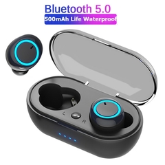 2023 NOVO y50 tws fone de ouvido sem fio Bluetooth fone de ouvido touch 9d estéreo fone de ouvido com microfone fone de ouvido esportivo para telefones - comprar online