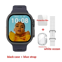 Smartwatch Ultra IWO Series 8 49mm 420*485 NFC relógio inteligente PK MT8 H11 ZD8 Ultra Max+ Pulseira+case+pelicula