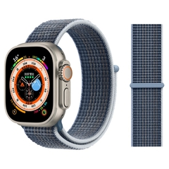 Pulseira coloridas de Nylon para Smart Watch Bands 44mm 40mm 49mm 41mm 42mm Sport Loop pulseira iWatch Serie ultra 49mm 5 6 SE 7 8 banda 45 mm na internet