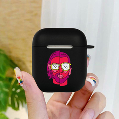 Case de fone de ouvido preto fosco fasino para Airpods 2 3 Pro 2 PNL Ra