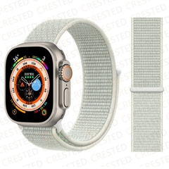 Pulseira coloridas de Nylon para Smart Watch Bands 44mm 40mm 49mm 41mm 42mm Sport Loop pulseira iWatch Serie ultra 49mm 5 6 SE 7 8 banda 45 mm - comprar online