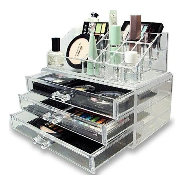 DECO EXPRESS Organizador de Maquillaje Cajones Caja Cosméticos