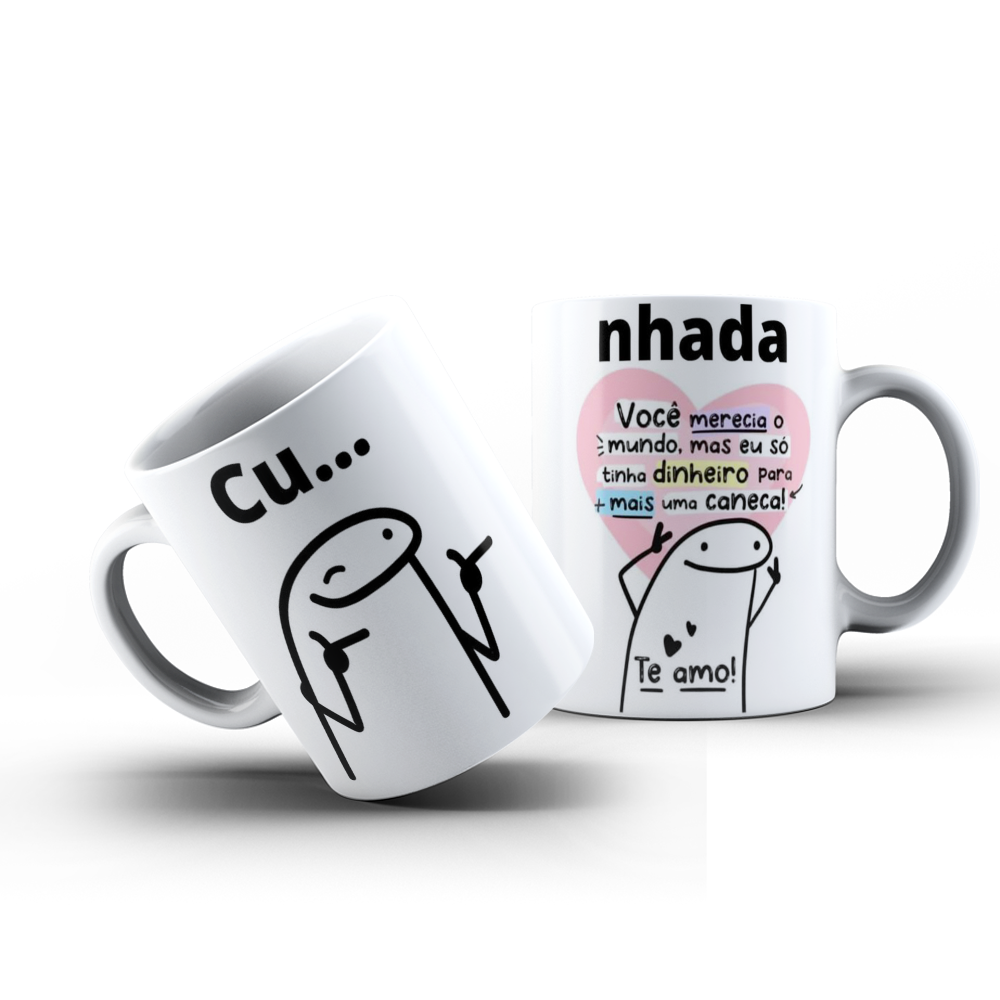 Caneca 325ml Flork Cunhada - Comprar em Nicolados