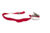 Portachupete huellita bordado Makuku - rojo en internet
