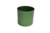 Recipiente de aluminio satinado color verde