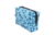 Portacosmético Neceser-estampado celeste huellitas y huesitos intetior azul francia/Rubeus