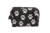 Portacosmético Neceser-Negro estampado huellitas blancas interior negro/Ron